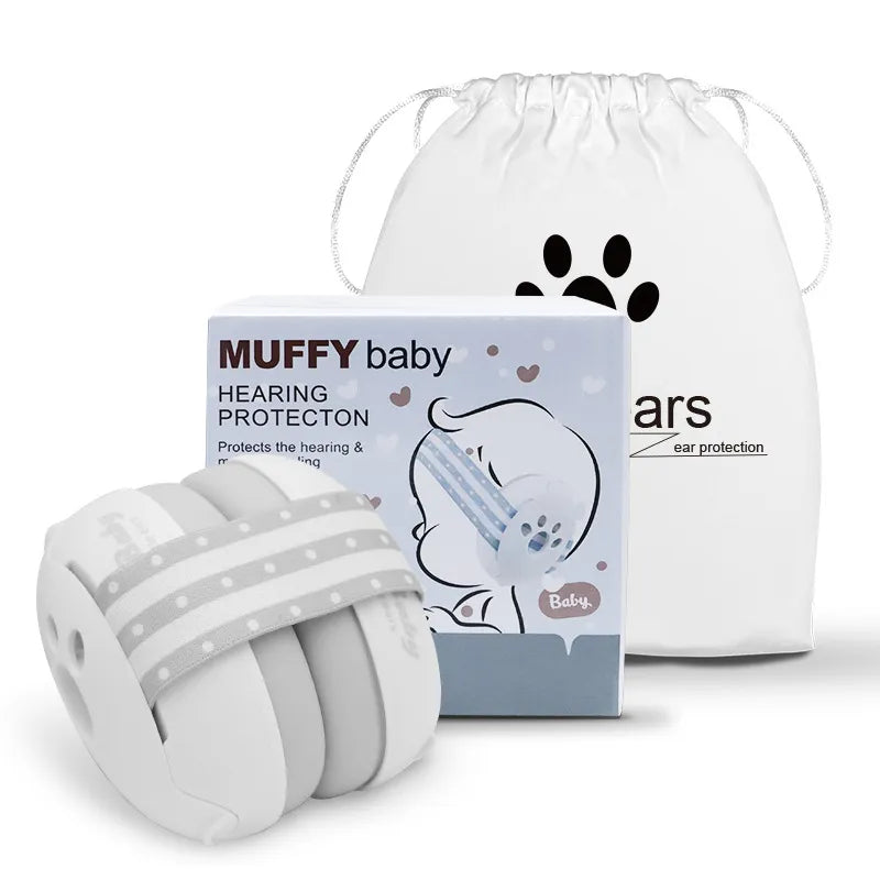 Casque anti bruit muffy baby blanc