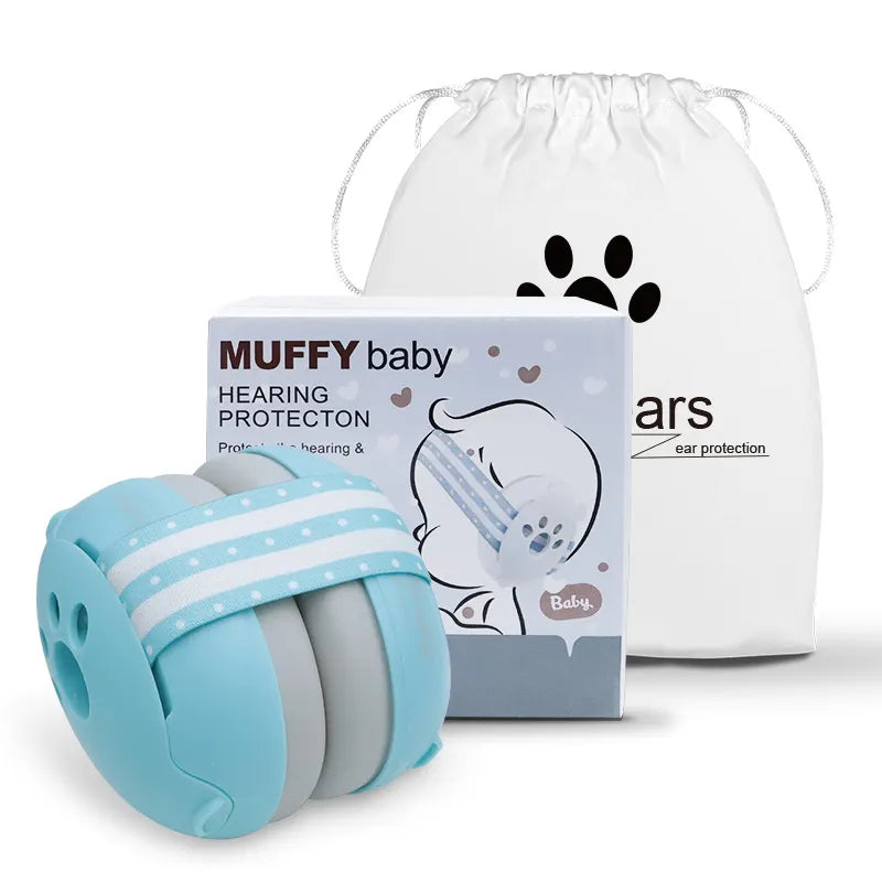 Casque anti bruit muffy baby bleu