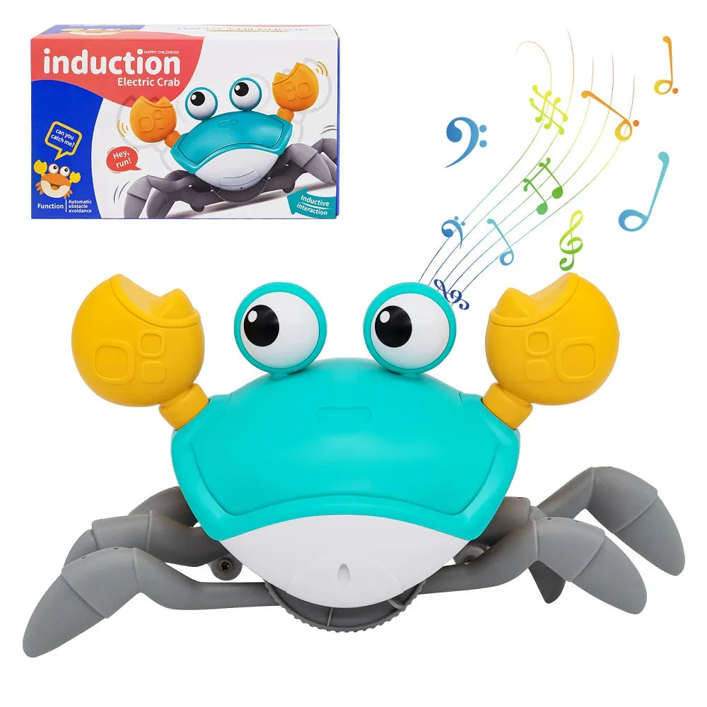 Crabe rampant avec musique songi bleu