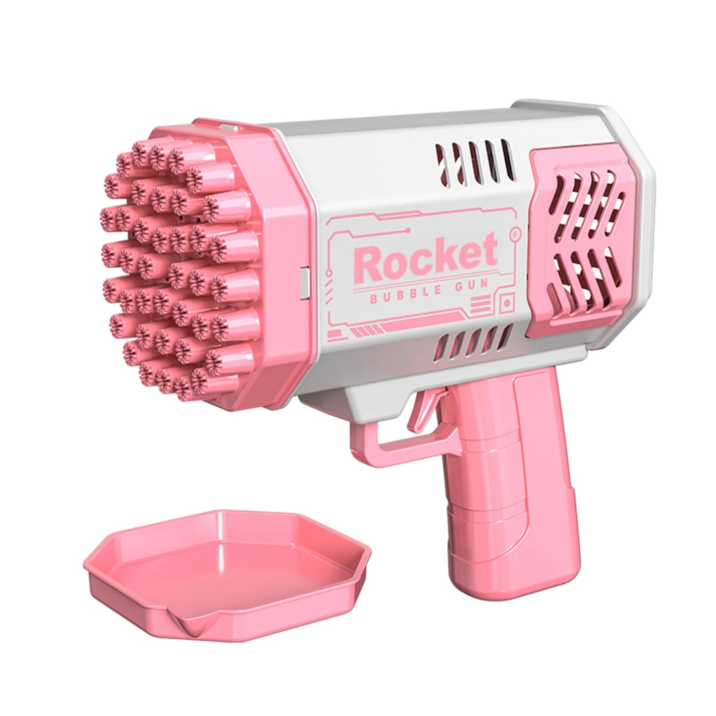 Pistolet a bulles rocket rose