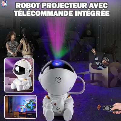 Robot-projecteur-ASTRONAUTE-amusant