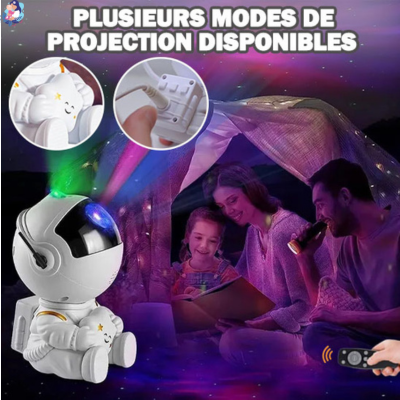 Robot-projecteur-ASTRONAUTE-familial