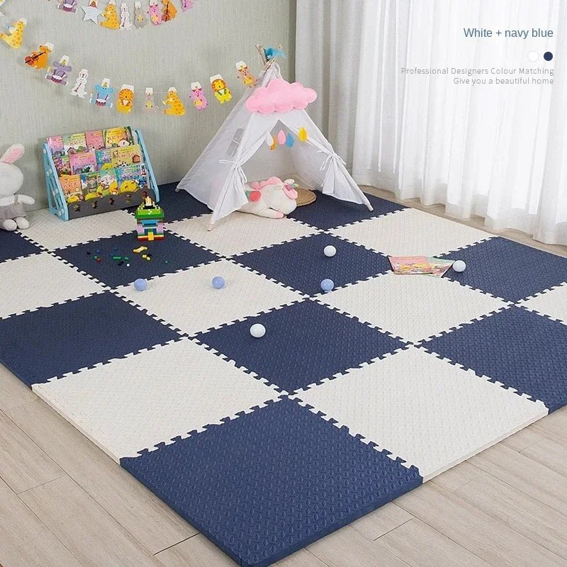 Tapis-d-eveil-BABY-LOL-bleu-et-blanc