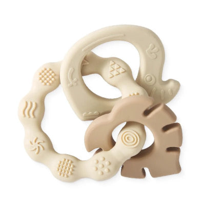 anneau de dentition beige
