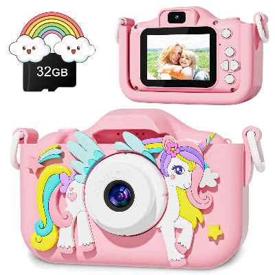 appareil photo enfant taikoul rose