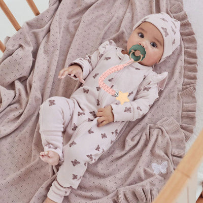 attache tetines roses