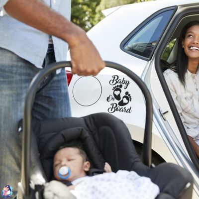 bebe a bord stickers repositionnable