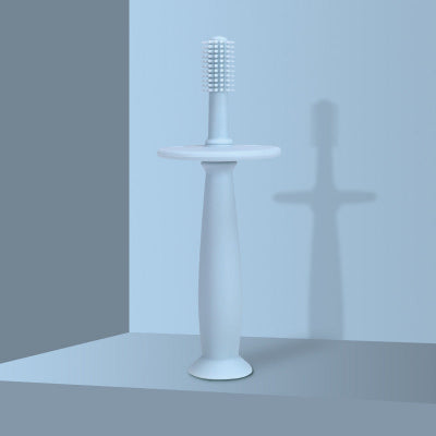 brosse a dent bebe mushie bleu