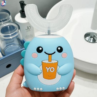 brosse a dent electrique enfant kidsbrush nettoyage facile
