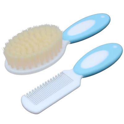 brosse cheveux pour bebe bleu