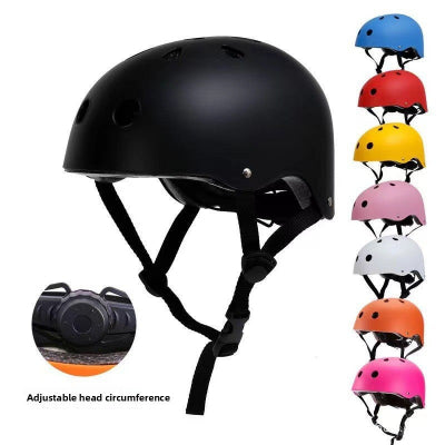 casque enfant velo skate scooter noir