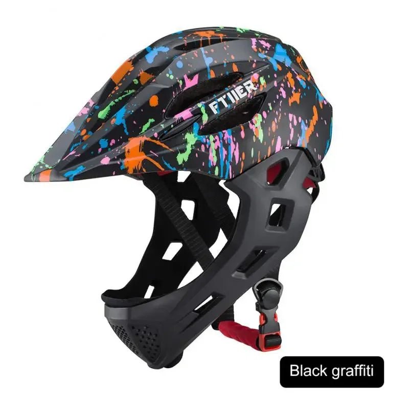 casque-pour-enfants-graffiti-noire