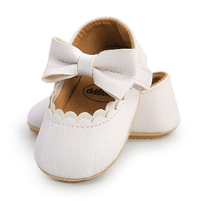 chaussure bebe fille bowknot blanc