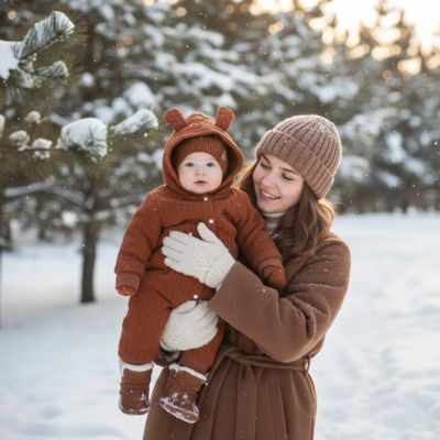 combinaisons bebe marron