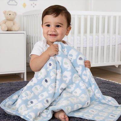 couverture bebe baby eleph polyvalence saisonniere