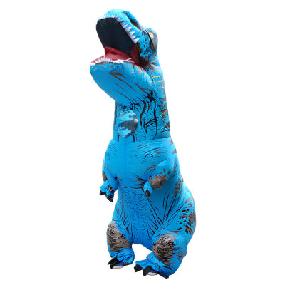 deguisement dinosaure t rex bleu