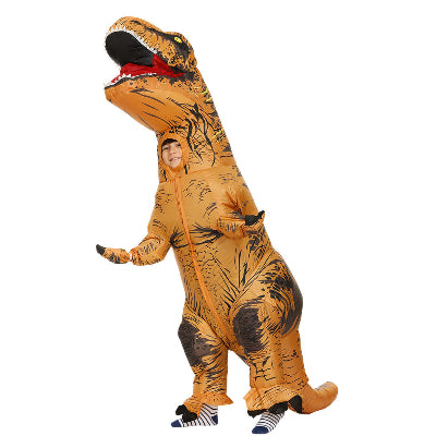 deguisement dinosaure t rex marron