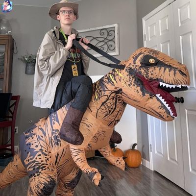 deguisement dinosaure t rex taille unique