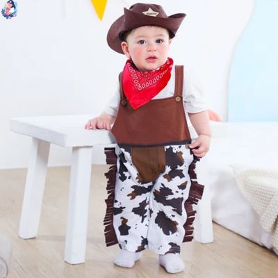deguisement enfant cowboy tissu coton