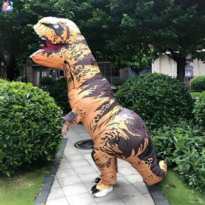 deguisement gonflable dinosaure t rex systeme ventilation