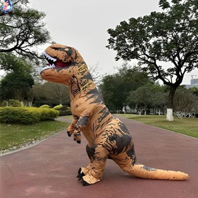 deguisement gonflable dinosaure t rex visibilite optimale