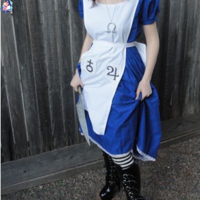 deguisement halloween alice finitions soignes