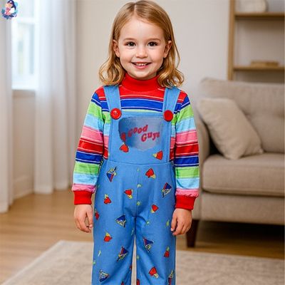 deguisement halloween enfant chucky tatouage autocollant
