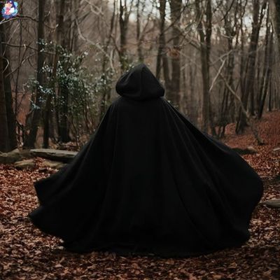 deguisement halloween grim reaper cape noir