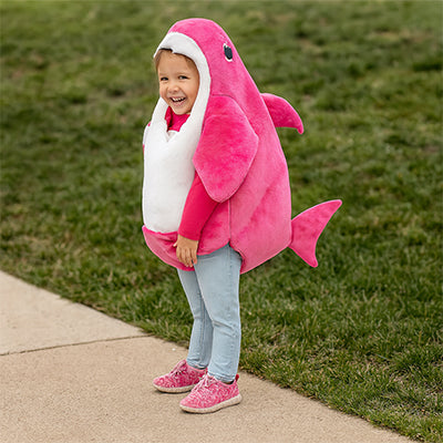 deguisement requin rose clair