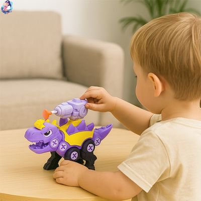 dinosaure jouet triceratops encourage la patience