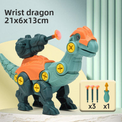 dinosaure jouet triceratops orange