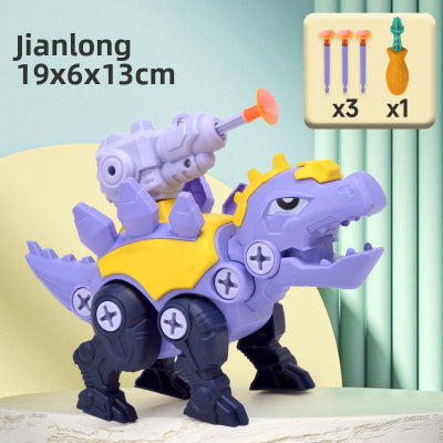 dinosaure jouet triceratops violet