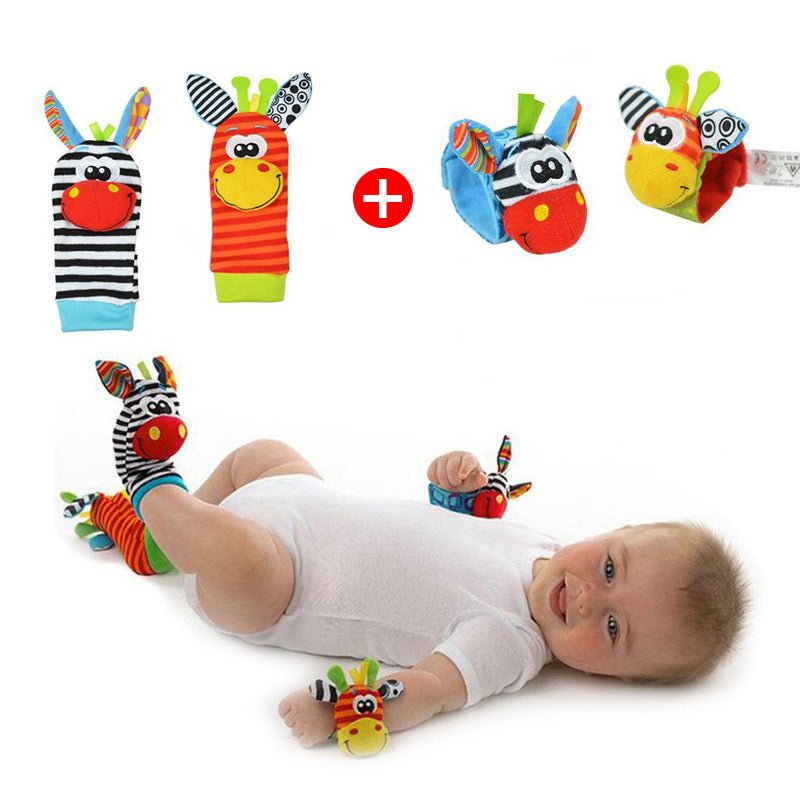 Hochets bébé pieds et main BALLERI™ - bebemam.com