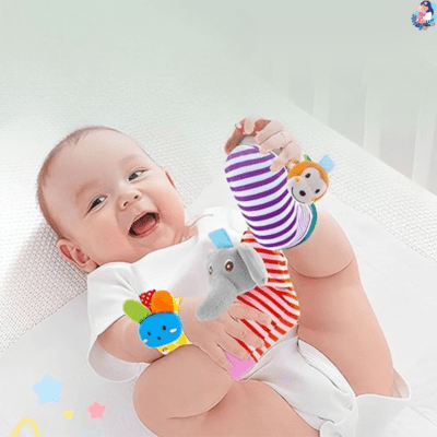 Hochets bébé pieds et main BALLERI™ - bebemam.com