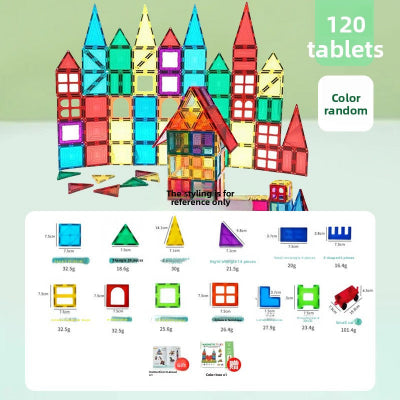 jeu de construction magnetique 120 pieces