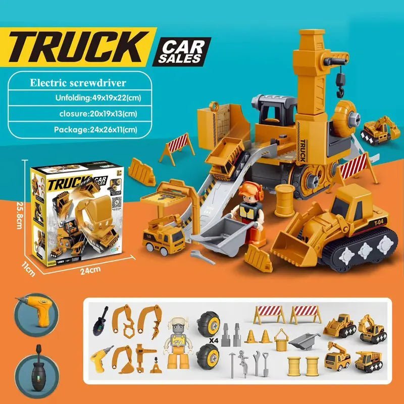 JEU DE CONSTRUCTION | TRACTEUR - bebemam.com