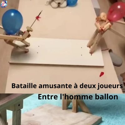 jeu marionnettes de bataille en bois BAMBOU - bebemam.com