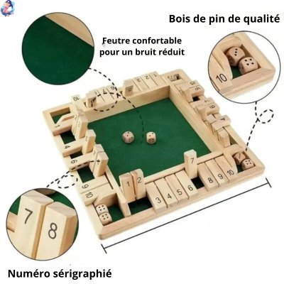 Jeux de société en bois FLIP GAME - bebemam.com