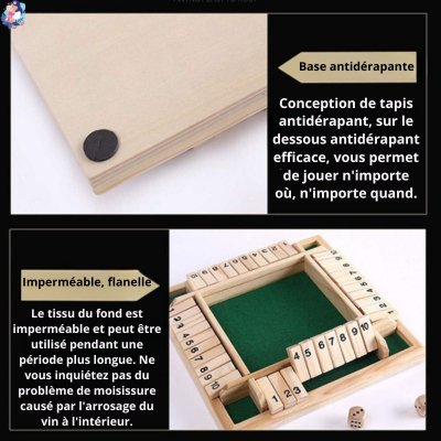 Jeux de société en bois FLIP GAME - bebemam.com