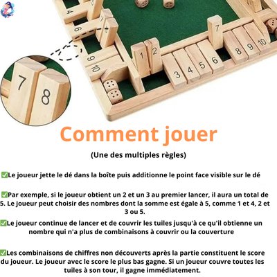 Jeux de société en bois FLIP GAME - bebemam.com