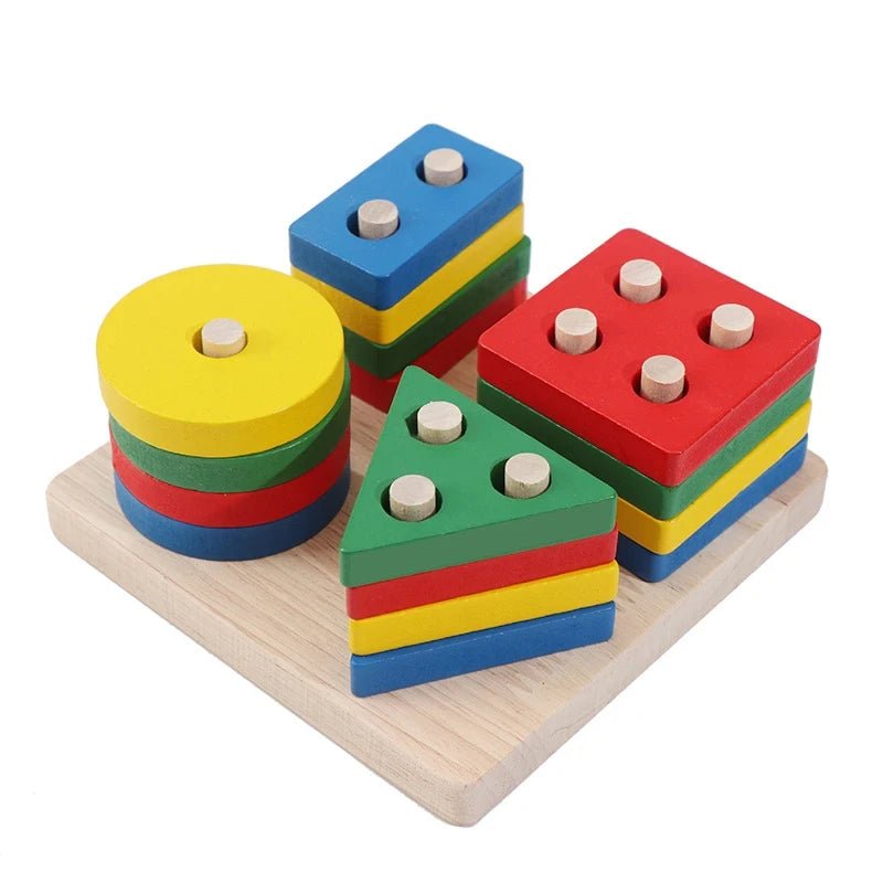 Jouet à empiler Montessori - bebemam.com
