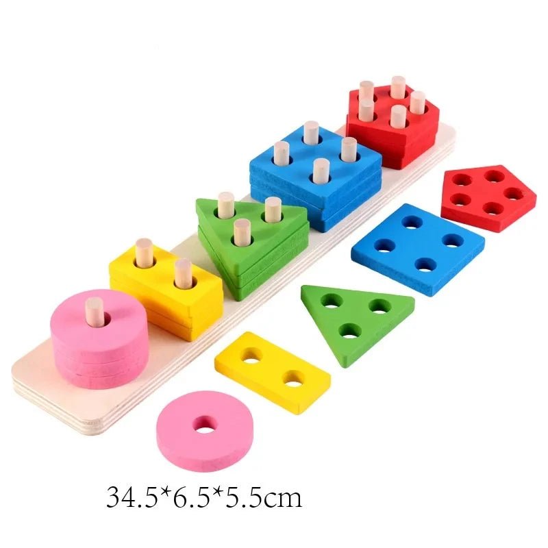 Jouet à empiler Montessori - bebemam.com