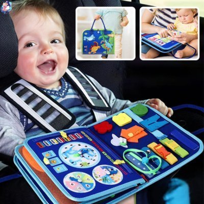Livre planche activité bébé BUSY BOARD™ - bebemam.com