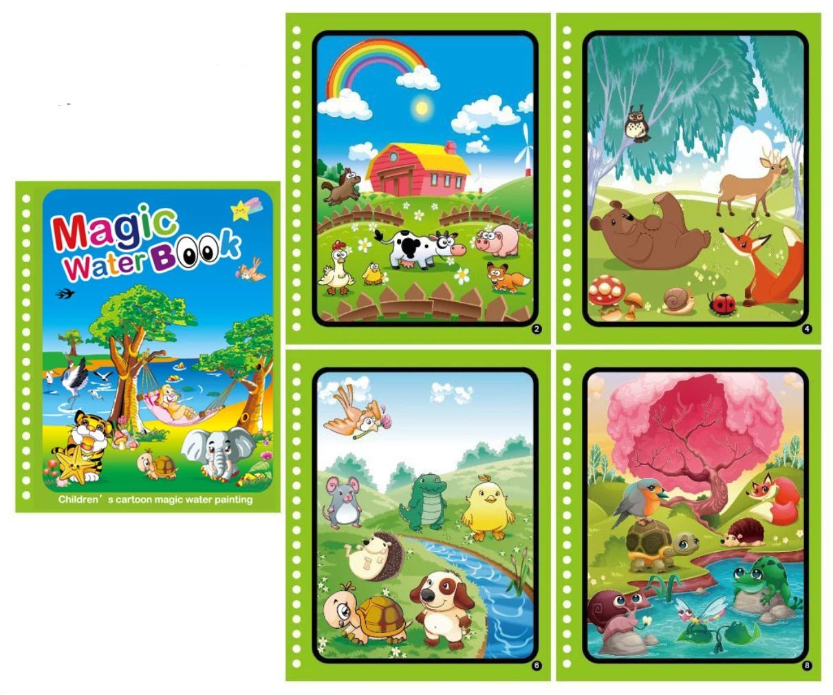 Livres de coloriage à l'eau WATERBOOK™ - bebemam.com