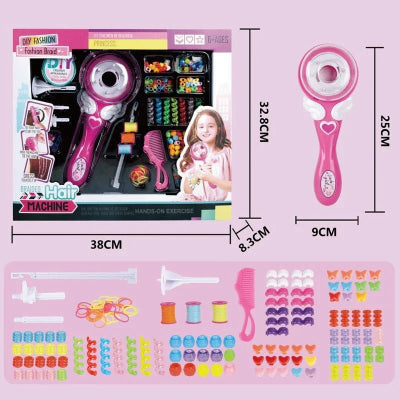 machine a tresser cheveux babyliss rose