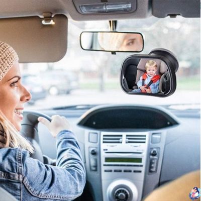 miroir voiture bebe mirror clip visibilite parfaite