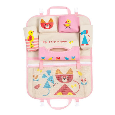 organisateur voiture enfant organicar chat