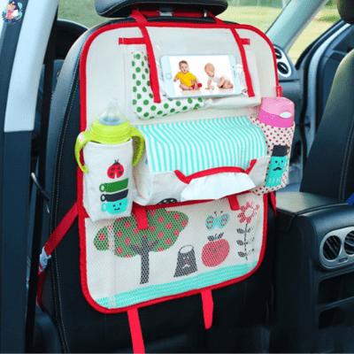 organisateur voiture enfant organicar couture renforce