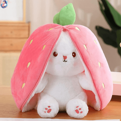 peluche lapin strawberry lavable en machine
