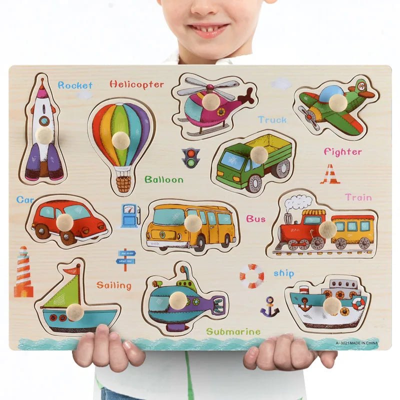 Puzzle 3D en bois - bebemam.com